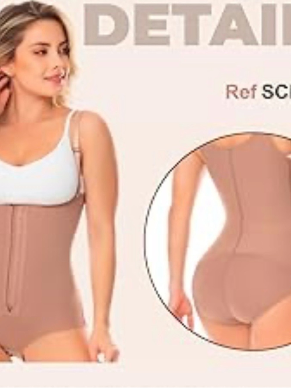 Seamless High-Waist Shapewear Bodysuit - Nude